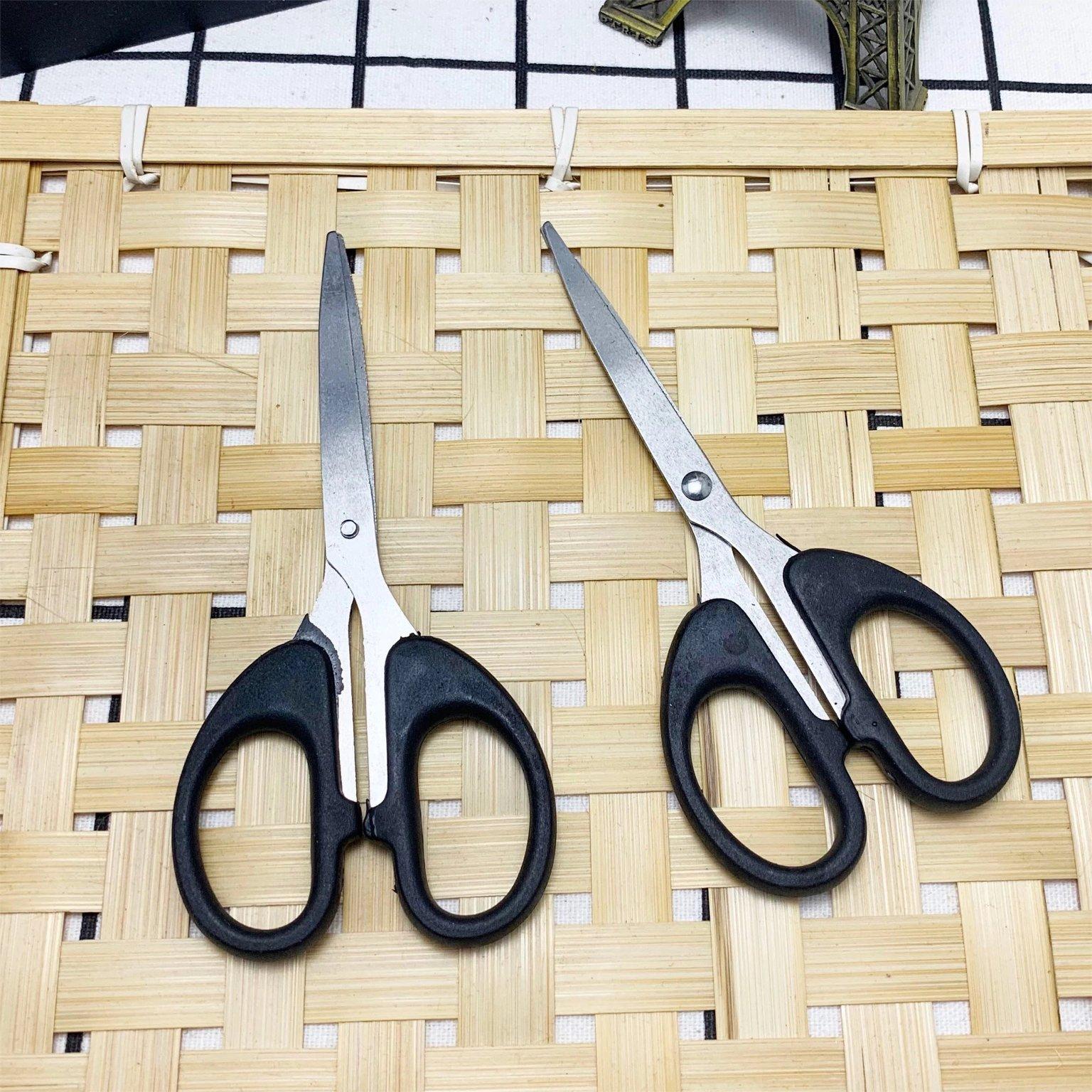 中号散装办公剪学生diy剪纸刀家用厨房不锈钢剪刀儿童手工小剪刀
